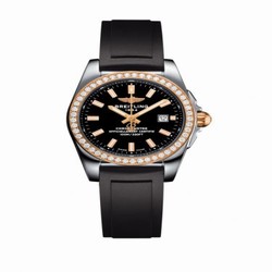 Breitling Galactic 29 Stainless Steel / Rose Gold / Diamond / Trophy Black / Rubber C7234853/BF32/248S/A12S.1