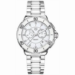 TAG Heuer Formula 1 Chronograph Quartz 41 Stainless Steel / White / Bracelet CAH1211.BA0863