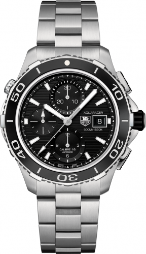 TAG Heuer Aquaracer 500M Calibre 16 43 Stainless Steel / Black / Bracelet CAK2110.BA0833