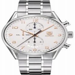 TAG Heuer Carrera Calibre 1887 43 Stainless Steel / Silver / Bracelet CAR2012.BA0796