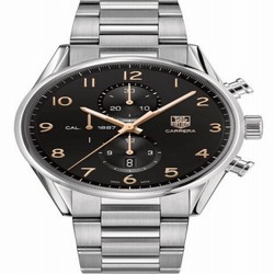 TAG Heuer Carrera Calibre 1887 43 Stainless Steel / Black / Bracelet CAR2014.BA0799