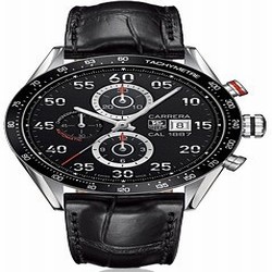TAG Heuer Carrera Calibre 1887 43 Stainless Steel / Black / Alligator CAR2A10.FC6235