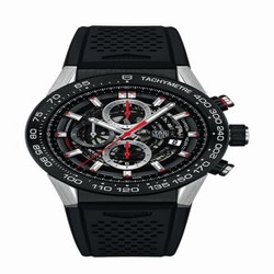 TAG Heuer Carrera Calibre Heuer 01 45 Stainless Steel / Skeleton / Rubber CAR2A1Z.FT6044