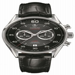 TAG Heuer Carrera Calibre 36 Flyback Stainless Steel / Grey / Alligator CAR2B10.FC6235