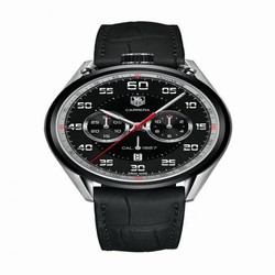TAG Heuer Carrera Calibre 1887 45 Bullhead Stainless Steel / Titanium / Black / Alligator CAR2C12.FC6327