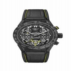 TAG Heuer Carrera Calibre Heuer 02T 45 Chronograph Tourbillon Titanium / Carbon / Nanograph CAR5A8K.FT6172