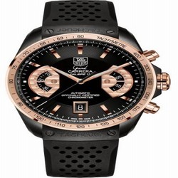 TAG Heuer Grand Carrera Calibre 17 RS2 43 PVD / Red Gold / Black / Rubber CAV518E.FT6016