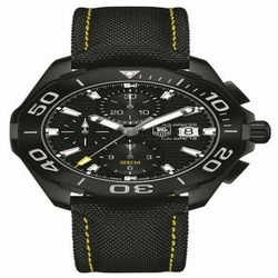 TAG Heuer Aquaracer 300M Calibre 16 43 Titanium PVD / Black / Nylon CAY218A.FC6361
