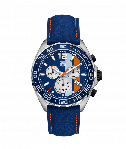 TAG Heuer Formula 1 Chronograph Quartz 43 Stainless Steel / Calf/ Alcantara CAZ101N.FC8243