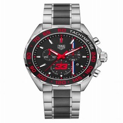 TAG Heuer Formula 1 Chronograph Quartz 43 Stainless Steel / Max Verstappen 2018 / Bracelet CAZ101U.BA0843