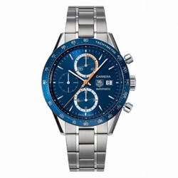 TAG Heuer Carrera Calibre 16 41 Stainless Steel / Blue / Bracelet CV2015.BA0786