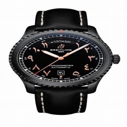 Breitling Aviator 8 Automatic Day & Date 41 Blacksteel / Etihad M45330