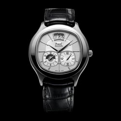 Piaget Emperador Coussin Dual Time Zone White Gold G0A32016