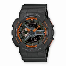 Casio GA-110TS-1A Grey Orange GA-110TS-1A