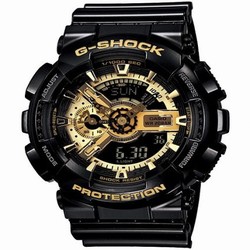 Casio GA-110GB-1A Black Gold Negative GA-110GB-1A