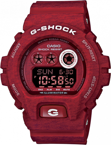 Casio GD-X6900HT-4 Heathered Red GD-X6900HT-4