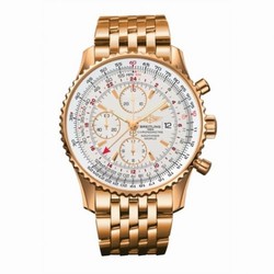 Breitling Navitimer World Red Gold / Silver / Bracelet H2432212/G664/426H