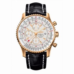 Breitling Navitimer World Red Gold / Silver / Croco / Pin H2432212/G664/760P/R20BA.1