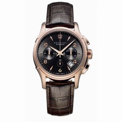 Hamilton Jazzmaster Automatic Chronograph 42mm Black Dial PVD Gold H32646595