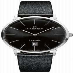 Hamilton Intra-Matic 42 Stainless Steel / Black / Strap H38755731