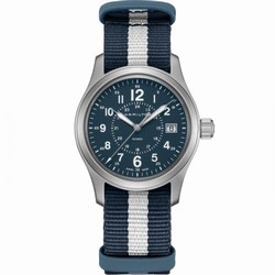 Hamilton Khaki Field Quartz 38 Stainless Steel / Blue / NATO H68201043