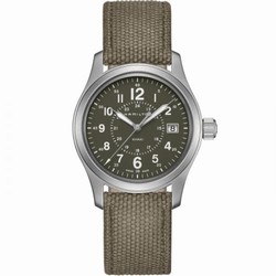 Hamilton Khaki Field Quartz 38 Stainless Steel / Green H68201963