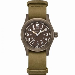 Hamilton Khaki Field Mechanical 38 PVD / Brown H69449861