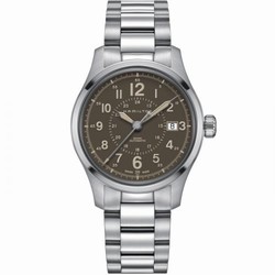 Hamilton Khaki Field Auto 40 Stainless Steel / Brown / Bracelet H70305193