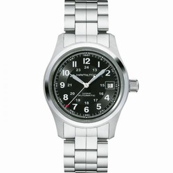 Hamilton Khaki Field Automatic 38 Stainless Steel / Black / Bracelet H70455133