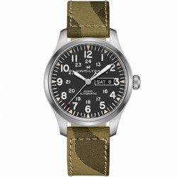 Hamilton Khaki Field Day Date Auto Stainless Steel / Black H70535031