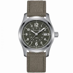 Hamilton Khaki Field Auto 42 Stainless Steel / Green H70605963
