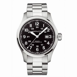 Hamilton Khaki Field Officer Automatic 44 Stainless Steel / Black / Bracelet H70625133