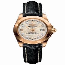 Breitling Galactic 32 Sleek Edition Rose Gold / Pearl Diamond / Sahara H7133012.A803.208X
