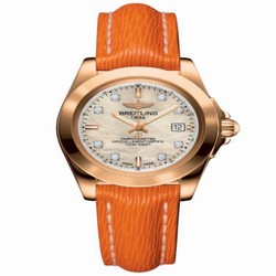 Breitling Galactic 32 Sleek Edition Rose Gold / Pearl Diamond / Sahara H7133012.A803.212X
