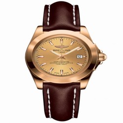 Breitling Galactic 32 Sleek Edition Rose Gold / Golden Sun / Calf H7133012.H549.410X