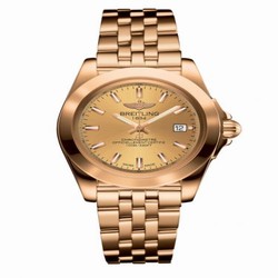 Breitling Galactic 32 Sleek Edition Rose Gold / Golden Sun / Bracelet H7133012.H549.792H
