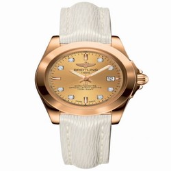 Breitling Galactic 32 Sleek Edition Rose Gold / Golden Sun Diamond / Sahara H7133012.H550.235X