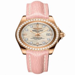 Breitling Galactic 32 Sleek Edition Rose Gold / Diamond / Pearl Diamond / Sahara H7133053.A803.238X