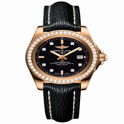 Breitling Galactic 32 Sleek Edition Rose Gold / Diamond / Trophy Black Diamond / Sahara H7133053.BF64.208X