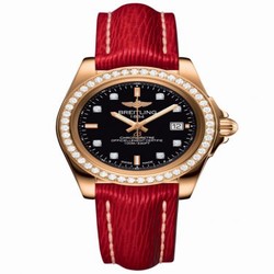 Breitling Galactic 32 Sleek Edition Rose Gold / Diamond / Trophy Black Diamond / Sahara H7133053.BF64.209X