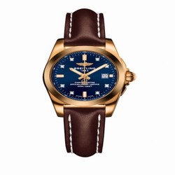 Breitling Galactic 29 Rose Gold / Horizon Blue Diamond / Calf H7234812.C964.484X