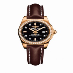 Breitling Galactic 29 Rose Gold / Diamond / Trophy Black Diamond / Calf H7234853.BE86.484X