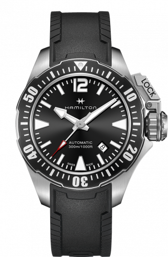 Hamilton Frogman Auto Black Strap H77605335