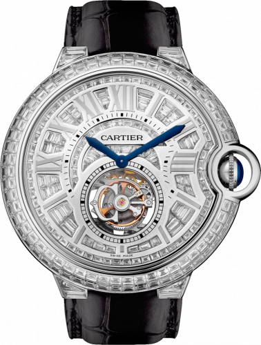 Cartier Ballon Blue de Cartier 46 Flying Tourbillon White Gold / Diamond HPI00586