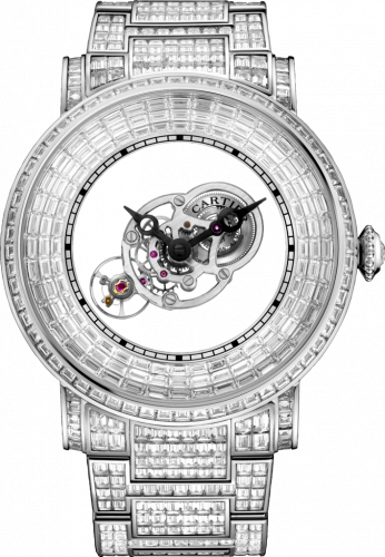Cartier Rotonde de Cartier Astromysterieux Platinum / Baguette / Bracelet HPI01072
