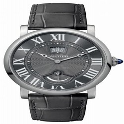 Cartier Rotonde de Cartier Calendar Aperture and Power Reserve White Gold / Grey W1556253