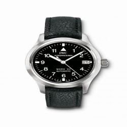 IWC Pilot's Watch Mark XII Stainless Steel / Black / Strap IW3241-01