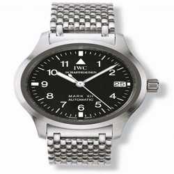 IWC Pilot's Watch Mark XII Stainless Steel / Black / Bracelet IW3241-02