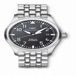 IWC Pilot's Watch Mark XVI Stainless Steel / Black / Bracelet IW3255-04