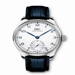 IWC Portugieser Automatic 40 Stainless Steel / Silver / Alligator IW3583-04
